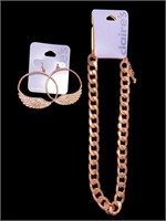 New Claire’s Copper Colored Jewelry