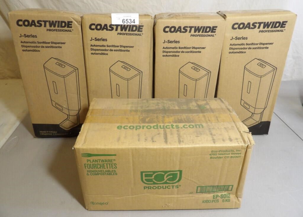 4 Cases Coastwide J Series & 1000 Forks