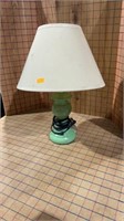 Green base lamp