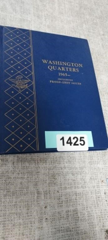 WASHINGTON QUARTER BOOK 1965- (38) QUARTERS