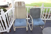 2 Spring Lawn Chairs
