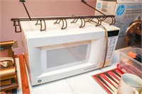 GE Microwave; Coat Rack