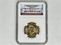 2010 P Franklin Pierce Presidential $1 Coin