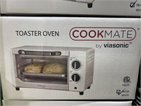 Brand New Cookmate 2 Knob Toaster Oven in White