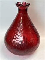 Vidrious recycled glass vase San Miguel Spain,