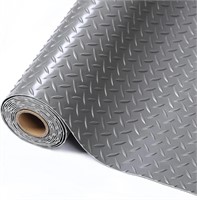 7.5' x 17' x 2.4mm PVC Garage Floor Mat, Grey