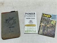 Memo Books- '68-69 Pioneer Seed Corn