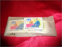 100 - STAMPS OF MALDIVES