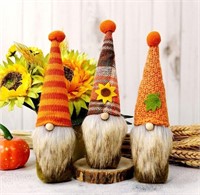 AUTUM PLUSH KNOME 7 INCHES PACK OF 3 HANDMADE