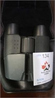 Small binoculars with case