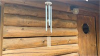Acrylic and Brushed Steel Wind Chime