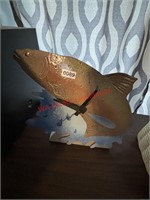 Metal Fish Clock (living room)