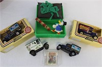 Lot of LLEDO model cars and Donald Duck figure