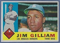 1960 Topps #255 Jim Gilliam Los Angeles Dodgers