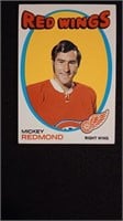 1971-72 Topps Mickey Redmond NHL Hockey Red Wings