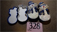 SET OF 3 SNOWMEN BOXES 5 IN