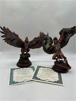 Bradford Exch Soaring Spirits Figurines w/COA