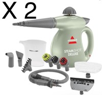 1 Lot (2) Steam Shot Handheld Steam Cleaner &