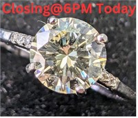 $1350 14K  2.33G Natural Diamond 1.25Ct Ring