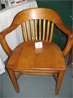 Vintage Oak Desk Chair