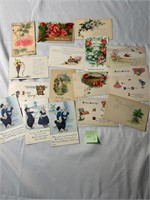 Lot of Vintage Birthday Cards/Postcards Ephemera