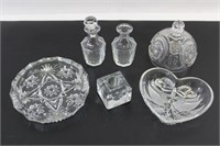 Glass Serve ware, Candle Holder & Bottles
