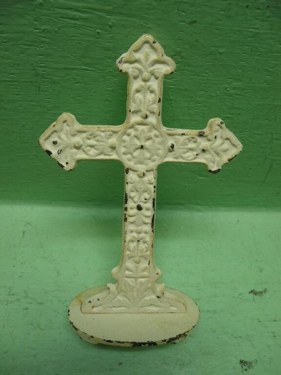 6.5" Standing Metal Cross