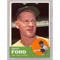1963 Topps Crease Free Whitey Ford