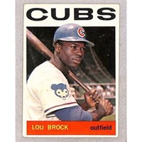 1964 Topps Crease Free Lou Brock