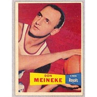 1957 Topps Basketball Crease Free Don Meineke