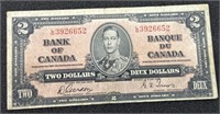 Canada 1937 Two Dollar Bill!