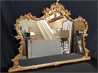 Composite gilt frame mirror