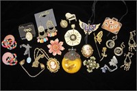 Vintage and Newer Costume Jewelry Pieces