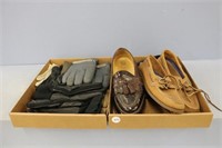 Men's shoes, gloves, belts