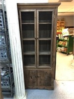 Very Nice Hand Crafted Barnwood Cabinet