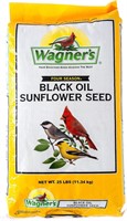 Wagner's Black Oil Sunflower Bird Food  25-Pound