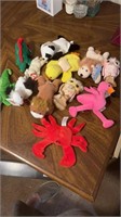 Lot of Stuffed Animals TY and others