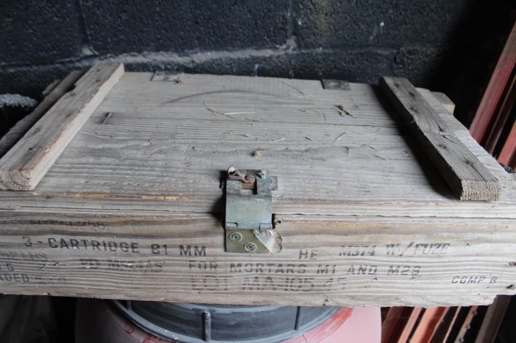 Wooden Ammo Box