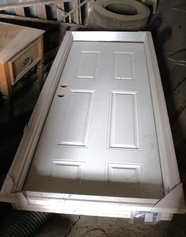 White Door with Frame