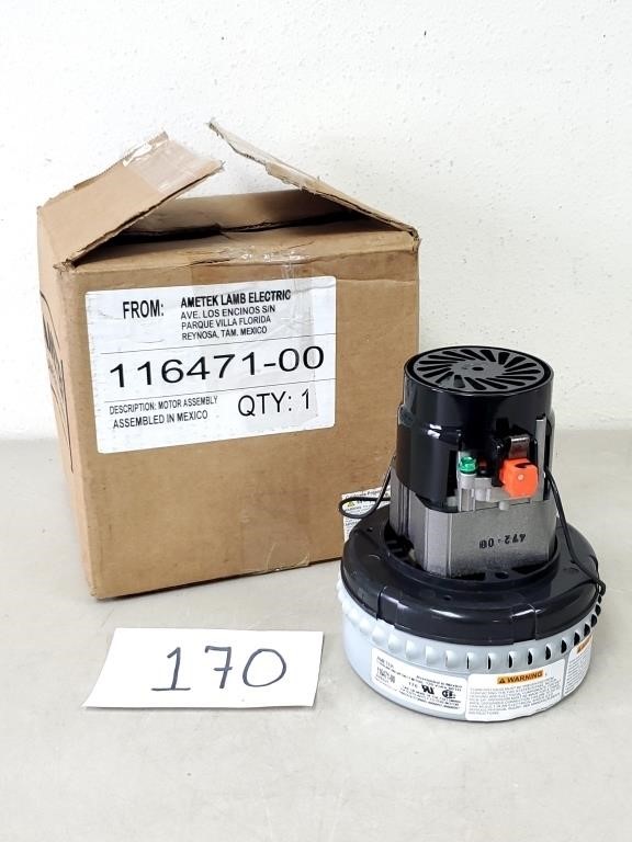 Ametek-Lamb 116471 Central Vacuum Motor