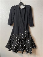 Vintage Drop Polka Dot Waist Dress