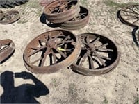 (2) 36" Steel Wheels