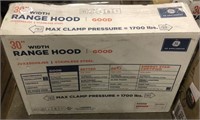 30” wide GE range hood
