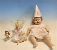 Lot of 3 collectable dolls