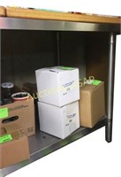 6 ft. Stainless Steel Table w/Lower Shelf & Drawer