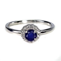 Heated Round Blue Sapphire 5mm Simulated Cz Gemsto