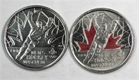 2002 Canada Olympic Men's Hockey Coloured & Uncolo
