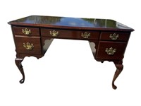 PA HOUSE SOLID CHERRY QUEEN ANNE DESK