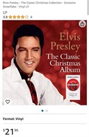 Elvis Christmas Vinyl (New)