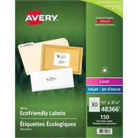 Avery White Eco Friendly Labels